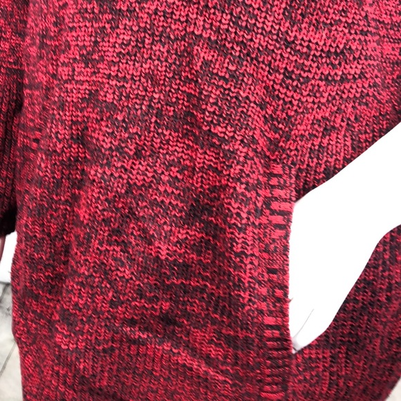 0X 3X Style & Co Red & Black Cowl Neck Sweater - Picture 6 of 6